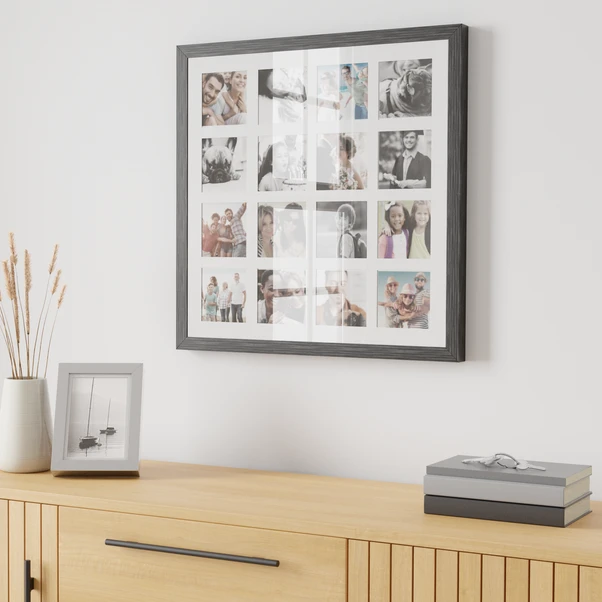 Dunelm Grey Square Multi App Photo Frame 3 Dunelm Grey Square Multi App Photo Frame
