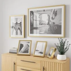 Dunelm Essentials Box Frame 32" X 24" (80cm X 60cm) Gold