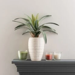 Dunelm Artificial Dracaena Plant In Pot