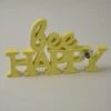 Dunelm Bee Happy Word Block -Cool Decoration 30721585