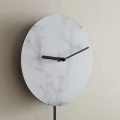 Dunelm Marble Pendulum Clock -Cool Decoration 30728470 alt01