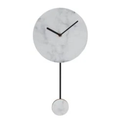 Dunelm Marble Pendulum Clock -Cool Decoration 30728470 alt03