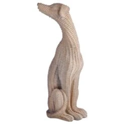 Churchgate Resin Wicker Greyhound 60cm -Cool Decoration 30728520 alt02