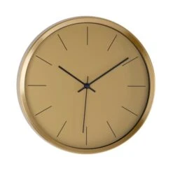 Dunelm Aluminium Gold 26cm Silent Clock -Cool Decoration 30728527 alt02