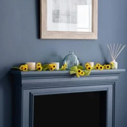 Dunelm Yellow Sunflower Garland