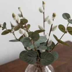 Dunelm Churchgate Eucalyptus Pussy Willow 8 Dunelm Churchgate Eucalyptus Pussy Willow -Cool Decoration 30730246 alt01