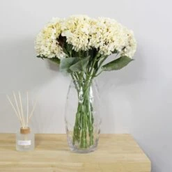 Dunelm Hydrangea Cream Stem 10 Dunelm Hydrangea Cream Stem -Cool Decoration 30730259 alt03