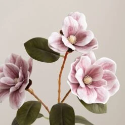 Dunelm Mauve Magnolia Spray -Cool Decoration 30730272 alt01