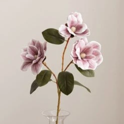 Dunelm Mauve Magnolia Spray -Cool Decoration 30730272 alt02