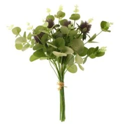 Dunelm Thistle And Eucalyptus Lilac Bundle -Cool Decoration 30730277 alt02