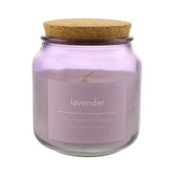 Dunelm Lavender Jar Candle With Cork Lid 7 Dunelm Lavender Jar Candle With Cork Lid -Cool Decoration 30731506 alt02