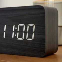 Dunelm Modern Digital LED Alarm Clock -Cool Decoration 30732001 alt01