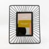 Dunelm Black Wire Photo Frame -Cool Decoration 30732406
