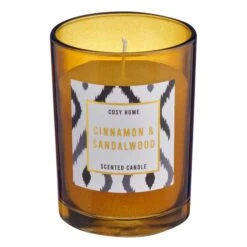 Dunelm Small Amber Candle -Cool Decoration 30732408 alt03