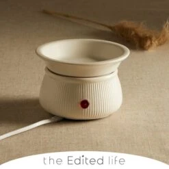The Edited Life White Electric Wax Melt Burner