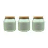 Dunelm Pack Of 3 Seagrass Jar Candles With Cork Lid -Cool Decoration 30734518