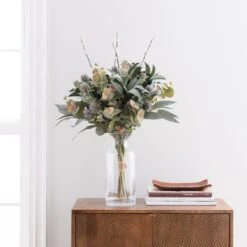 Dunelm Florals Forever Julia Foliage Bouquet Green