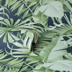 Fine Décor Wallpaper Tropical Navy Maui Wallpaper -Cool Decoration 30747096 alt02