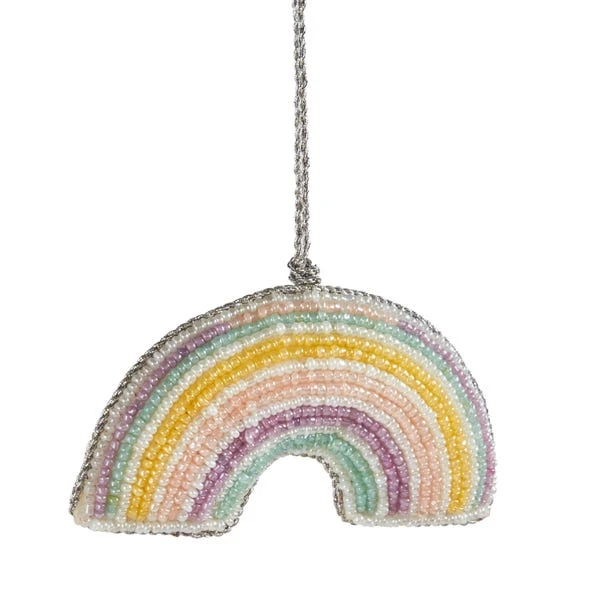 Dunelm Beaded Hanging Rainbow Decoration 4 Dunelm Beaded Hanging Rainbow Decoration - Image 2