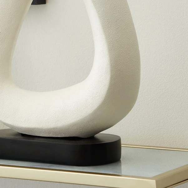 Dunelm Curves Ornament On Stand 35cm 4 Dunelm Curves Ornament On Stand 35cm - Image 2