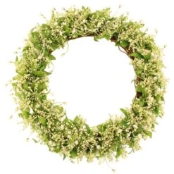 Dunelm Gypsophila Cream Wreath 35cm 9 Dunelm Gypsophila Cream Wreath 35cm -Cool Decoration 30752422 alt04