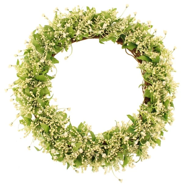 Dunelm Gypsophila Cream Wreath 35cm 6 Dunelm Gypsophila Cream Wreath 35cm - Image 4