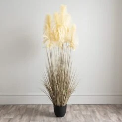 Dunelm Artificial Cream Pampas In Pot 180cm 9 Dunelm Artificial Cream Pampas In Pot 180cm -Cool Decoration 30752430 alt03