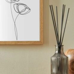 Dunelm Thin Wood Photo Frame 10” X 8” (25x20cm) -Cool Decoration 30753024 alt01