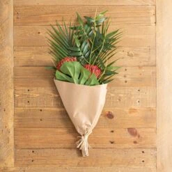 Dunelm Florals Forever Tropical Banksia And Foliage Bouquet -Cool Decoration 30753321 alt01