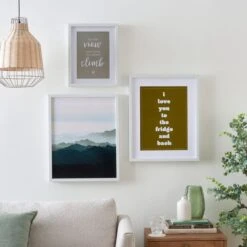 Dunelm Pack Of 3 Essentials Gallery Photo Frame