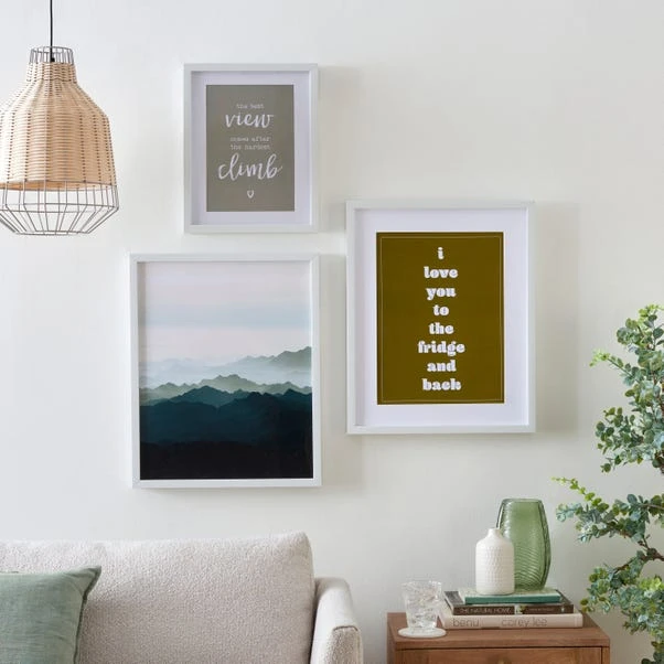 Dunelm Pack Of 3 Essentials Gallery Photo Frame 3 Dunelm Pack Of 3 Essentials Gallery Photo Frame