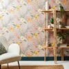 Dunelm Tropical Floral Blush Wallpaper -Cool Decoration 30757412