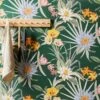 Dunelm Tropical Floral Emerald Wallpaper -Cool Decoration 30759937