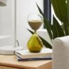 Elements Sculpted Green Sand Timer -Cool Decoration 30764869