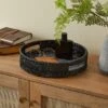 Dunelm Black Paper Rope Tray -Cool Decoration 30764893