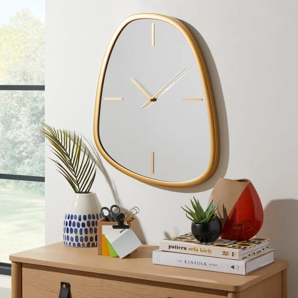 Dunelm Gold Pebble Clock 3 Dunelm Gold Pebble Clock