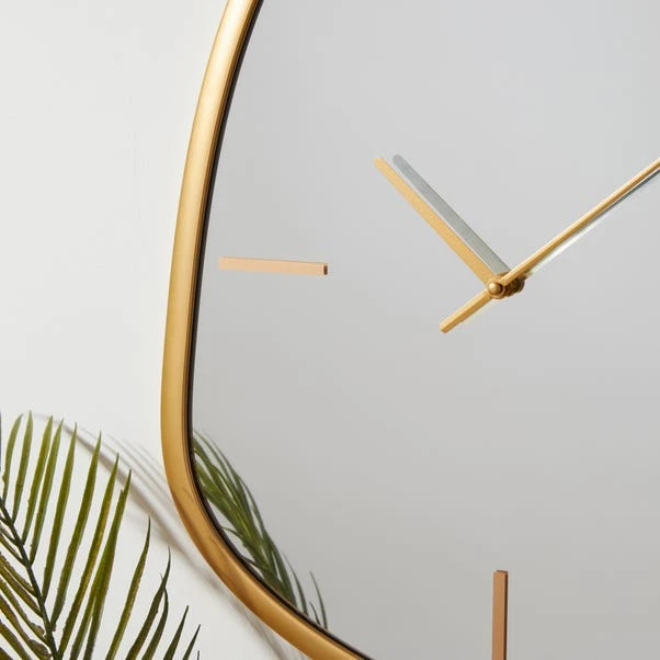 Dunelm Gold Pebble Clock 4 Dunelm Gold Pebble Clock - Image 2