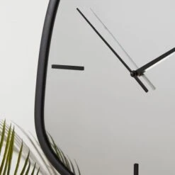 Dunelm Black Pebble Clock -Cool Decoration 30766511 alt01