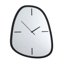 Dunelm Black Pebble Clock -Cool Decoration 30766511 alt02