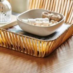 Dunelm Recycled Plastic Natural Tray -Cool Decoration 30766514 alt01