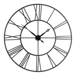 Dunelm Skeleton Clock 100cm Black -Cool Decoration 30766817 alt02