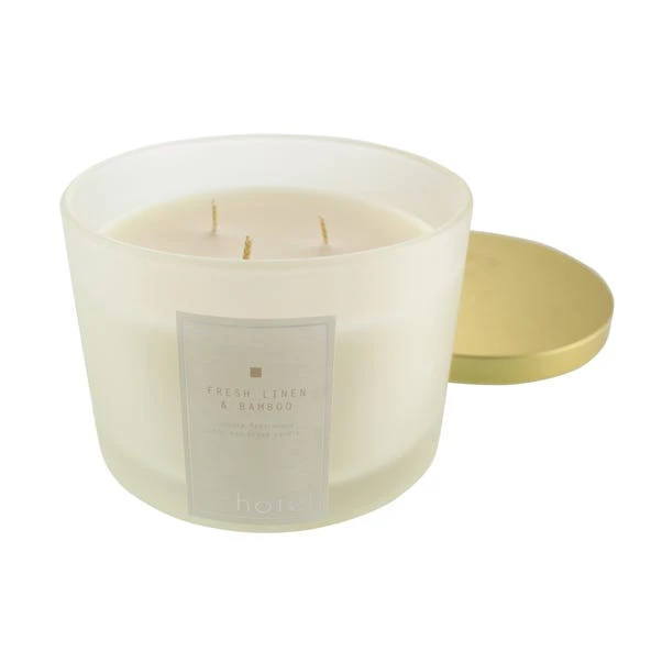 Hotel Bamboo And Linen Multiwick Candle 7 Hotel Bamboo And Linen Multiwick Candle - Image 5