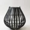 Dunelm Black Bamboo Small Lantern -Cool Decoration 30769174