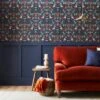 Dunelm Ruskin Navy Wallpaper -Cool Decoration 30770287
