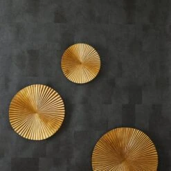 Dunelm Textured Vinyl Square Black Wallpaper -Cool Decoration 30770689 alt03