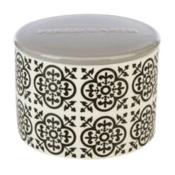 Fired Earth Large Ceramic Black Tea & Jasmine Wax Filled Candle -Cool Decoration 30778166 alt01