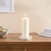 Dunelm Cream Pillar Candle 7.5cm X 20cm 2 Dunelm Cream Pillar Candle 7.5cm X 20cm -Cool Decoration 30779568