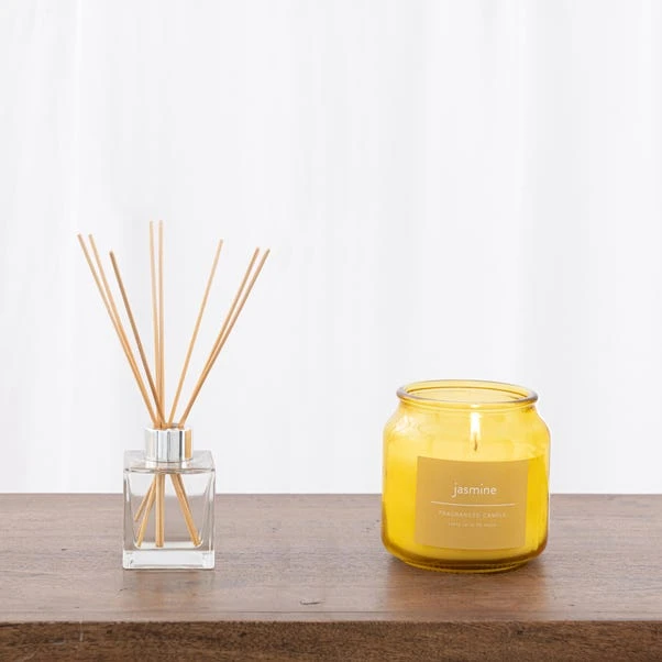 Dunelm Jasmine Diffuser And Candle Set 3 Dunelm Jasmine Diffuser And Candle Set