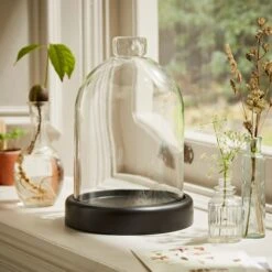 Dunelm Black Mango Wood Cloche -Cool Decoration 30779657 alt04