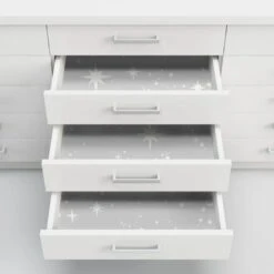 Brewster Scattered Stars Grey Self Adhesive Wallpaper -Cool Decoration 30780884 alt04